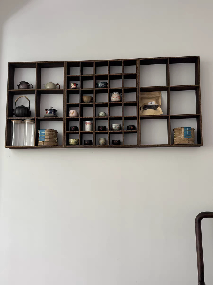 定制多宝阁茶杯架茶壶架茶具收纳建盏收纳架茶具展示架定制茶杯架