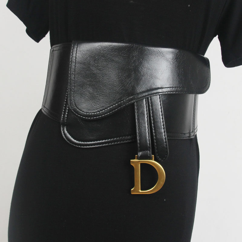 欧美ins风宽版松紧带腰封腰带女士皮带配裙子D字母网红同款马鞍包,服饰配件/皮带/帽子/围巾,腰带/皮带/腰链,淘宝优惠券,粉丝福利购,淘宝优惠卷