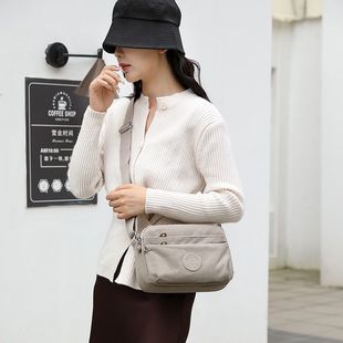 2025新款 多层宽肩带斜挎包百搭女包防泼水单肩女士包轻便单肩包