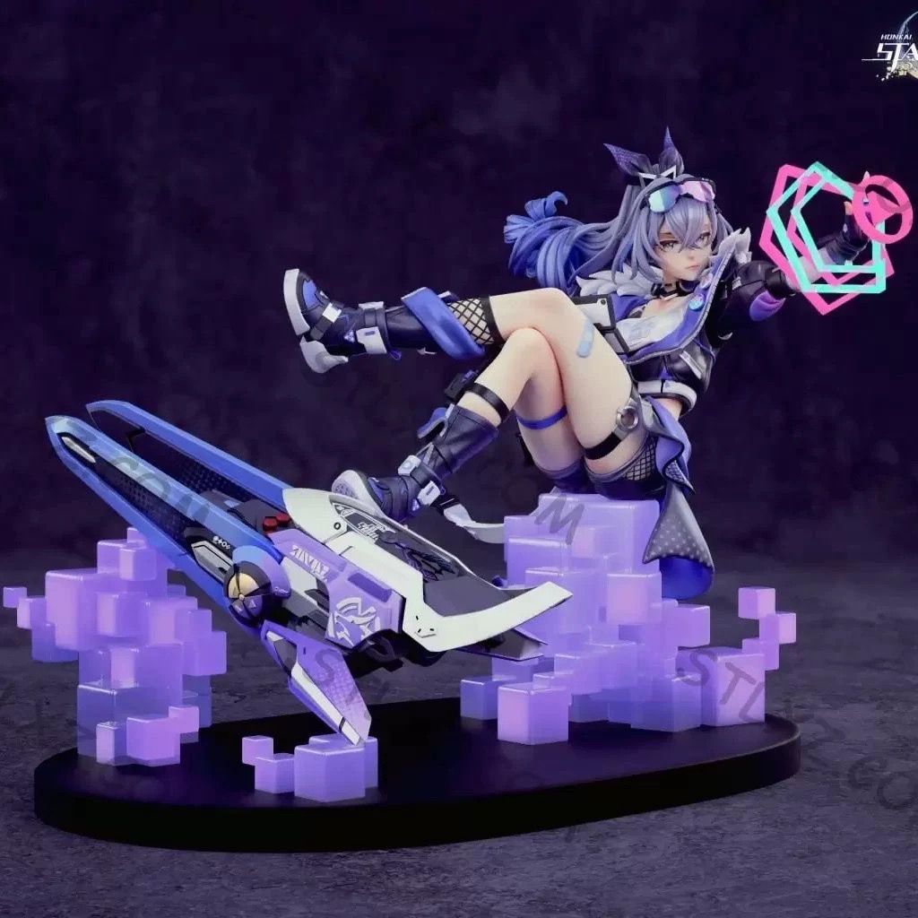 模型银狼《崩坏:星穹铁道》人物1/10(10cm)gk白模现货,涂装请私聊