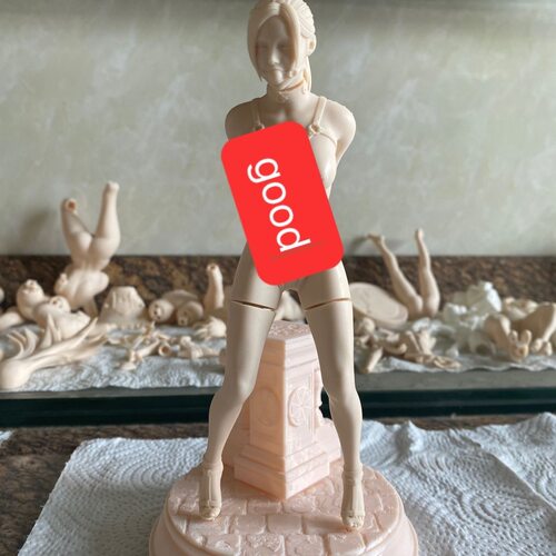 白模现货,生化危机,克莱儿,17cm,底座pla,定制比例涂装请私聊