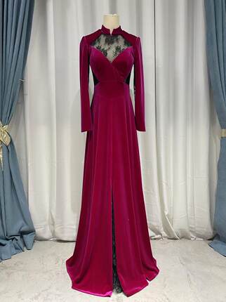 013暗黑系性感开叉蕾丝裙万圣节女巫裙Halloween Witch Cos Dress