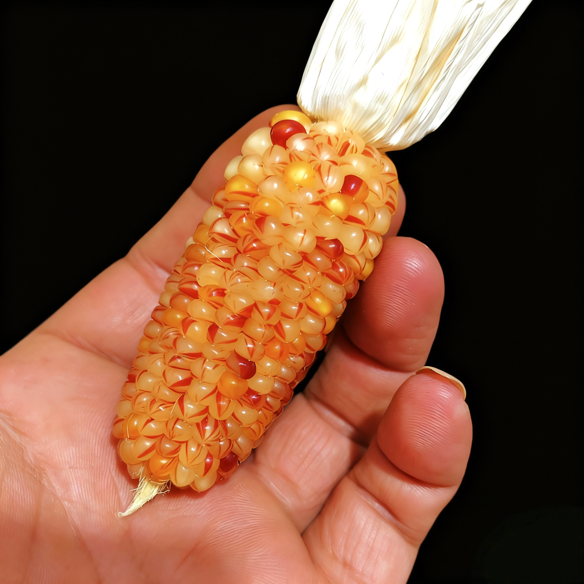 26春季七彩宝石文玩小玉米菩提菩提