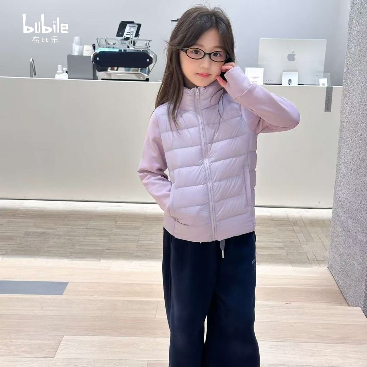 女童轻薄羽绒服鸭绒冬季2025新款儿童装保暖修身羽绒外套洋气冬装