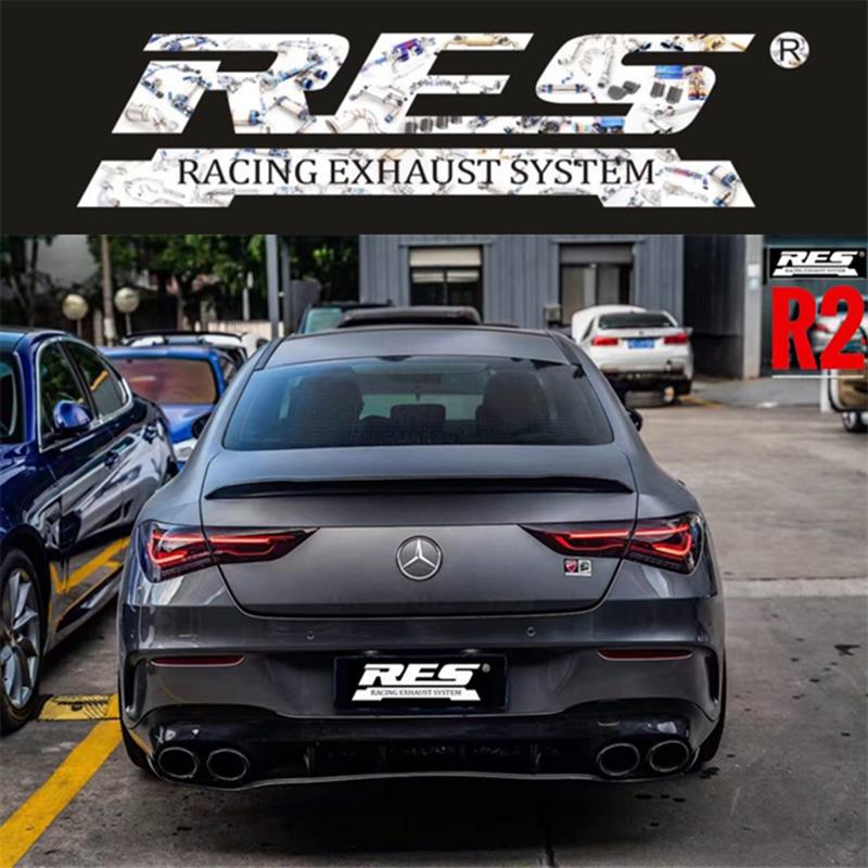 适用奔驰CLA260/CLA250/220/200/180改装RES头段中尾段阀门排气管