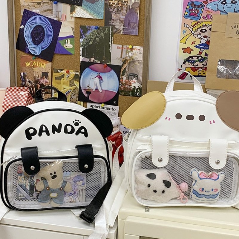 新款小众原创学生大容量可爱熊猫