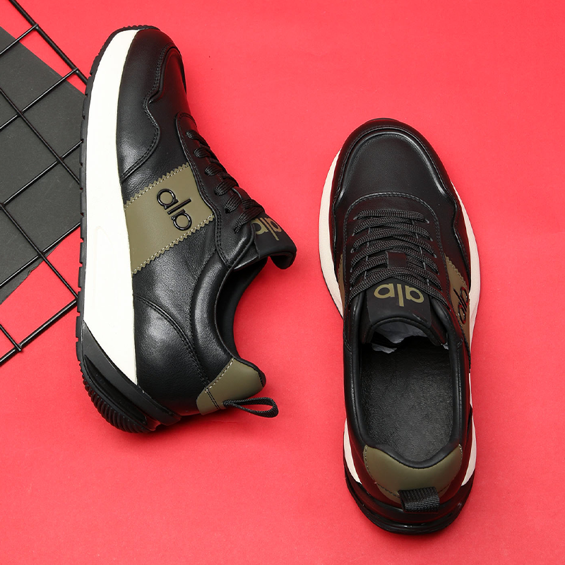 轻便舒适真皮运动休闲皮鞋