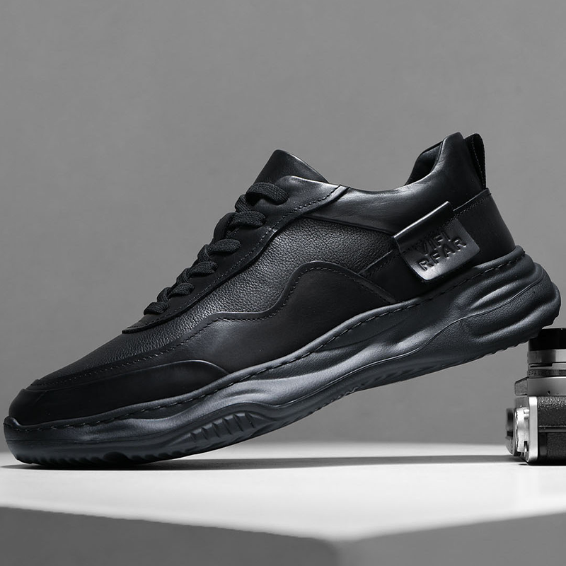 全皮休闲运动皮鞋单鞋棉鞋