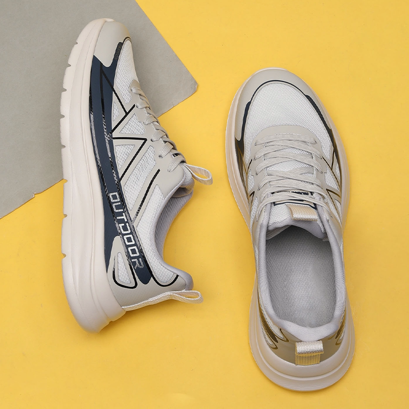 男士夏季透气鞋2026新款轻便发泡软厚底跑步运动休闲鞋潮流网鞋男