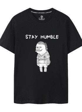 2025阿森纳球迷短袖T恤枪手英超纯棉哈兰德保持谦逊stay humble