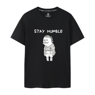2025阿森纳球迷短袖T恤枪手英超纯棉哈兰德保持谦逊stay humble