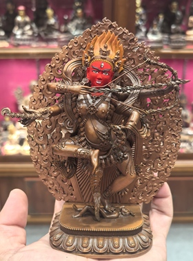 作明佛母/红度母/咕噜咕咧佛母/15cm密宗佛像梵天佛堂供奉摆件