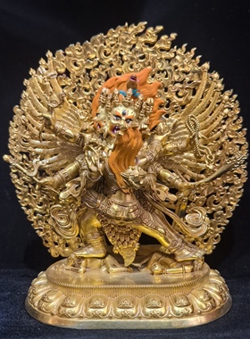马头明王/马头金刚/马首金刚/多杰/15cm尼泊尔工艺佛像梵天造像