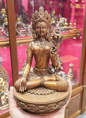 白度母/白度姆/度母/卓玛/扎那巴扎尔度母/21cm红铜梵天藏传佛像
