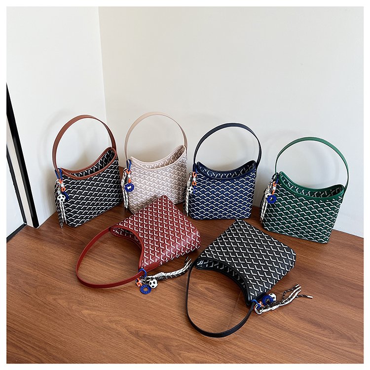 2025年夏季新款腋下包大容量托特包时尚外出购物袋印花单肩手提包