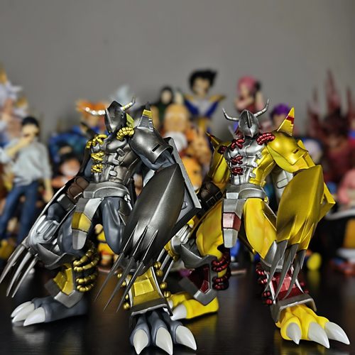 战斗暴龙兽 全涂装数码宝贝 黑暗进化 金暴手办模型礼物现货直发