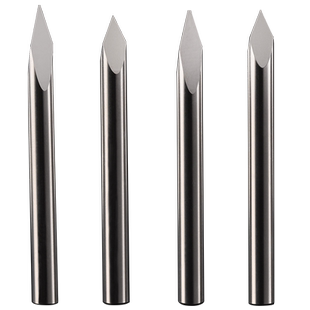 威特精磨4mm金属三棱尖刀锥度浮雕刻字雕刻刀数控电脑雕刻机刀具