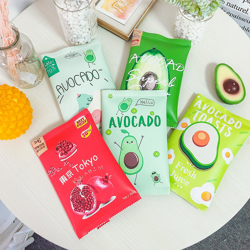 韩国文具笔盒牛油果笔袋女简约零食文具袋创意学生大容量铅笔袋|ruв категории электронный словарь/электрический бумажных книг/канцелярские принадлежности, повседневной школьных принадлежностей, пенал - от Buy2taobao.com для оказания профессиональной услуги покупки агента Taobao