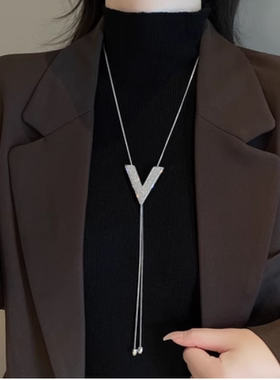 毛衣链项链女士个性气质