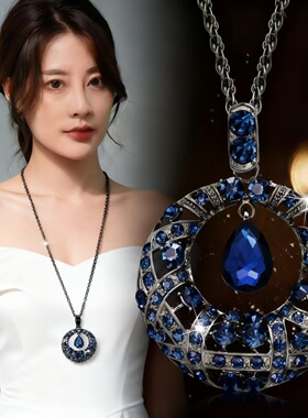 长款轻奢高级感项链女时尚百搭简约毛衣链秋冬衣服配饰挂件坠气质