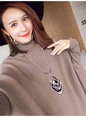 长款脖子挂坠时尚风衣服配饰