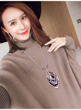 长款脖子挂坠时尚风衣服配饰