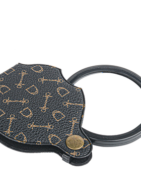 新款皮套放大镜70mm折叠便携式高清手持阅读老人高品质光学镜片