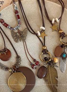 波西米亚风项链女款2025新款