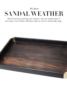 中式风餐桌茶几红木高端摆场托盘