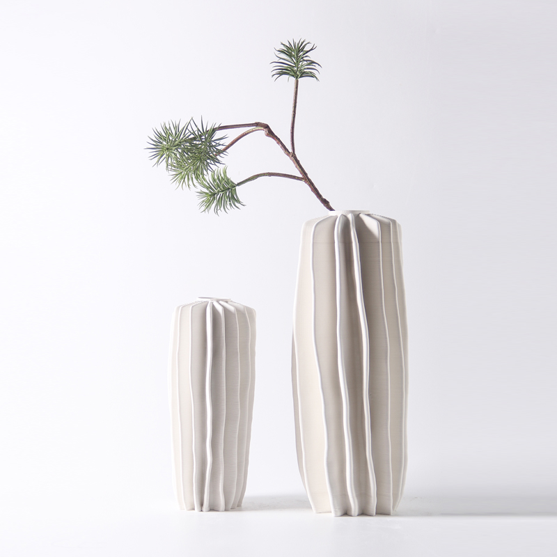 新中式风陶瓷3d打印售楼处花器