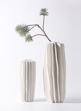 新中式风陶瓷3d打印售楼处花器