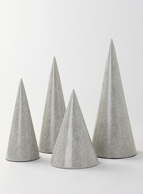 家居客厅样板房几何圆锥形工艺品