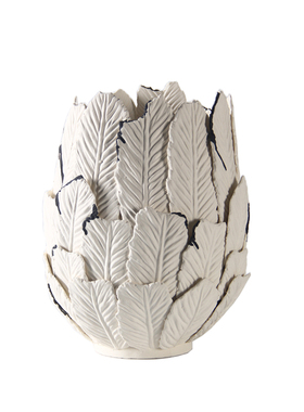简约树叶陶瓷摆件客厅装饰品