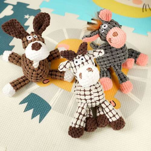 宠物玩具发声毛绒玩具耐磨啃咬小狗玩具可爱萌宠狗狗玩具宠物用品