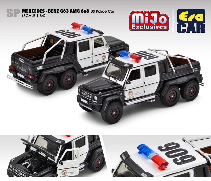 Mijo x Era 联名 1:64 奔驰 Benz G63 AMG 6x6 car 合金汽车模型 模玩/动漫/周边/娃圈三坑/桌游 火车/摩托/汽车模型 原图主图