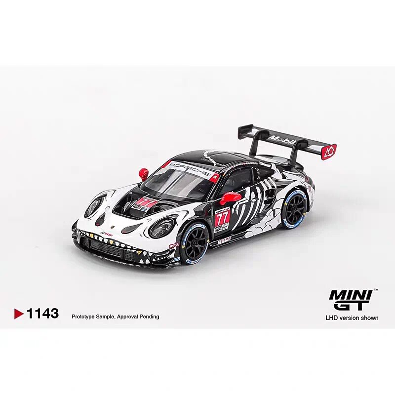 MINIGT 1:64 保时捷 911 GT3 R AO Racing 化骨龙 合金汽车模型图片