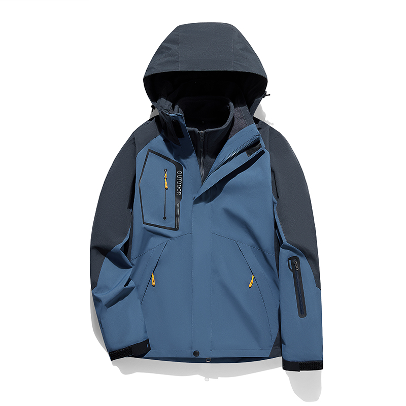 三合一可拆卸户外冲锋衣男