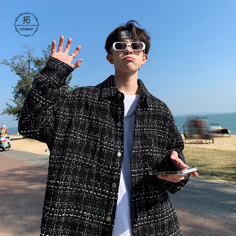 小香风外套春秋季情侣款