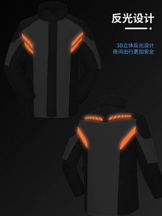 雨衣雨裤 钓鱼防雨服机车骑行防水全身防暴雨雨服 套装 分体男士