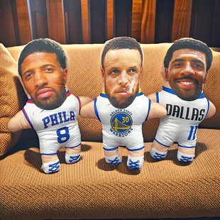 丑娃娃库里欧文乔治异形棉花抱枕靠垫学生礼物送男生朋友收藏周边