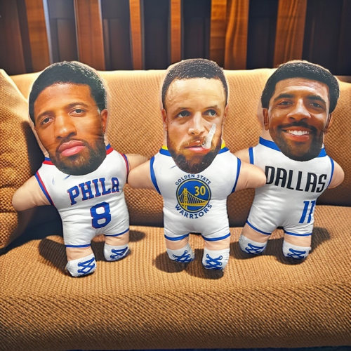 NBA球星娃娃定制抱枕情人节礼物