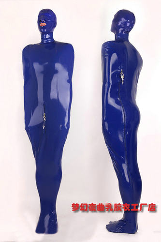 乳胶衣全包乳胶睡袋分离含眼罩