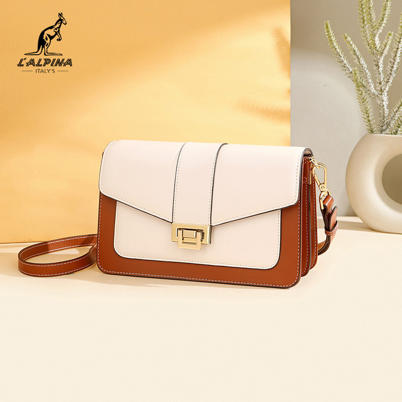 单肩牛皮包L’ALPINA/阿尔皮纳