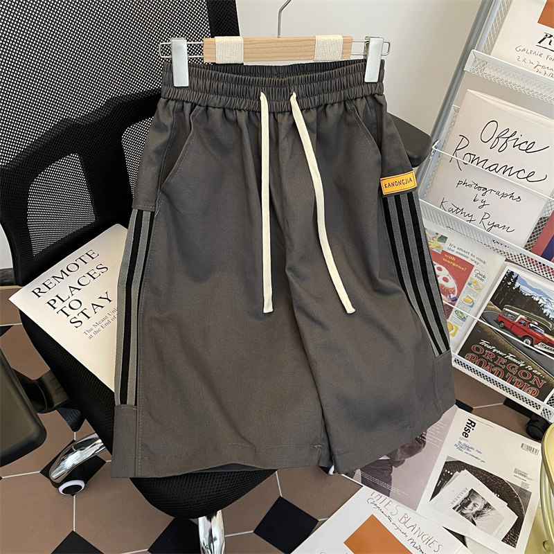 f2ocus三条杠条纹短裤