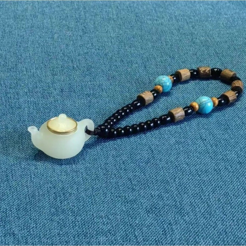夜光小茶壶手把件男女手链吊饰香