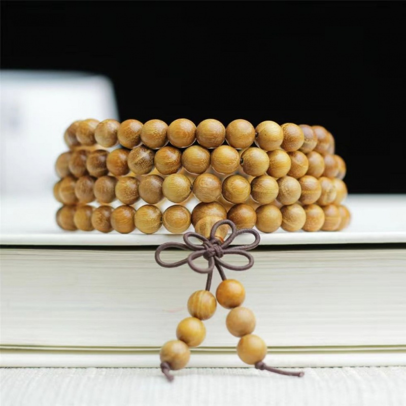 檀木手串丝柚拓木金丝楠108颗手