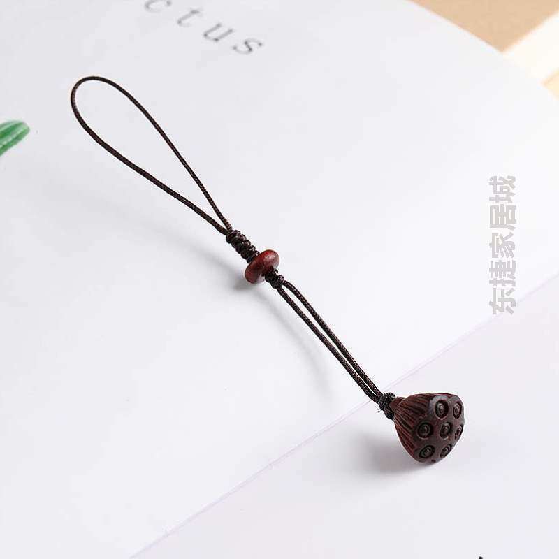 U盘檀木手机挂挂绳!钥匙链桃木可