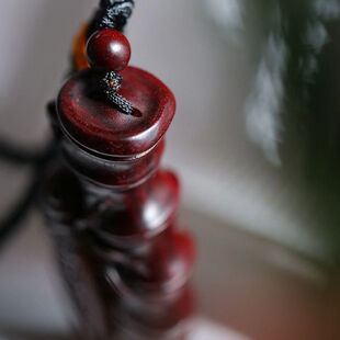 正宗印度小叶紫檀一鸣惊人手把件老料红木随身把玩汽车小摆件挂件