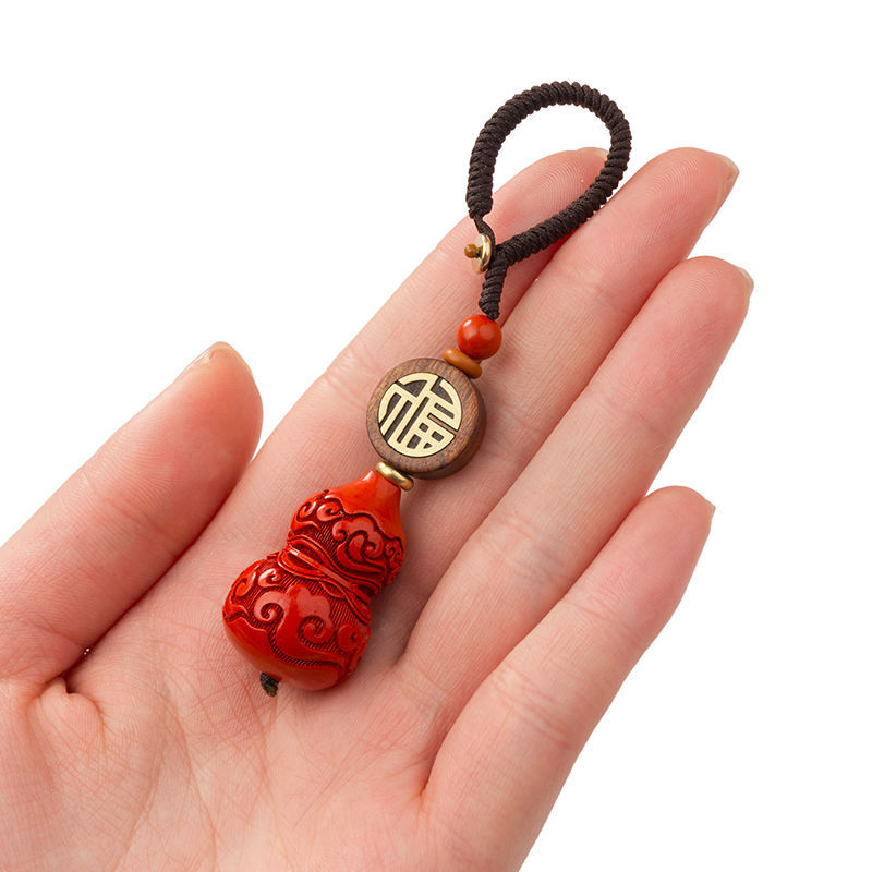 朱砂葫芦钥匙扣福禄挂件礼品汽车