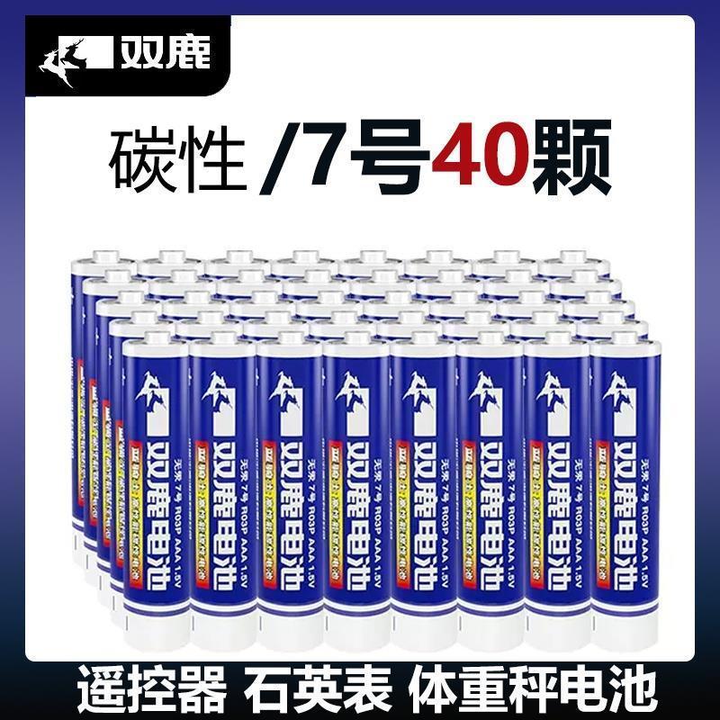 双鹿7号5号电池儿童玩具车五号七号鼠标电视空调遥控器体重称电池